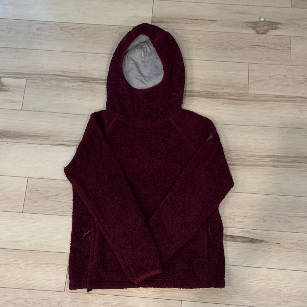 Burton dry ride Maroon Fleece Hoodie